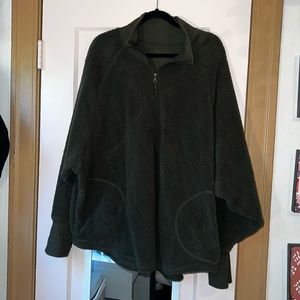 Aerie Offline Quarter Zip Sherpa Sweatshirt